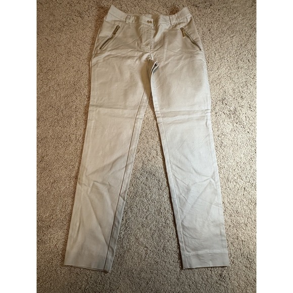 Michael Kors Pants - Michael Kors Slim Fit Brown Chino Pants Women's Size 6 Skinny Leg Professional
